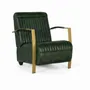 Armchairs - Armchair covered in natural leather with gold metal structure - GINER Y COLOMER