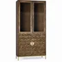 Buffets - Vitrine en bois manguier et métal - GINER Y COLOMER