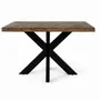 Tables Salle à Manger - Table à manger 4 places en bois recyclé multicolore diamètre 120 - GINER Y COLOMER