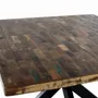 Tables Salle à Manger - Table à manger 4 places en bois recyclé multicolore diamètre 120 - GINER Y COLOMER