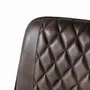 Chaises - Chaise rembourrée en cuir gris cendré - GINER Y COLOMER