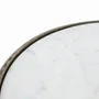 Tables basses - Lot de 2 tables basses rondes dorées et blanches - GINER Y COLOMER