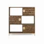 Bibliothèques - Bibliothèque en bois manguier et métal - GINER Y COLOMER