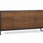 Sideboards - Rosewood and mango wood plus metal sideboard - GINER Y COLOMER