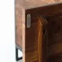 Sideboards - Rosewood and mango wood plus metal sideboard - GINER Y COLOMER