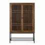 Wardrobe - Acacia wood and metal cabinet - GINER Y COLOMER