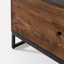 Meubles TV - Meuble TV bois palissandre et manguier marron et métal - GINER Y COLOMER