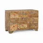 Chests of drawers - Chest of drawers with 10 hand-carved drawers in mango wood - GINER Y COLOMER