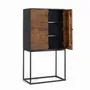 Wardrobe - Mango wood and metal wardrobe - GINER Y COLOMER