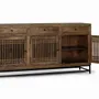 Buffets - Buffet en bois d'acacia marron et mètal - GINER Y COLOMER