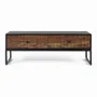 Coffee tables - Rosewood and mango wood coffee table with metal - GINER Y COLOMER
