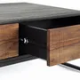 Coffee tables - Rosewood and mango wood coffee table with metal - GINER Y COLOMER
