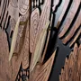 Wardrobe - Acacia wood and metal cabinet - GINER Y COLOMER