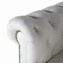 Armchairs - Single-seater Chester armchair covered in natural leather with white finish - GINER Y COLOMER