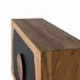 Sideboards - Acacia wood sideboard with 2 doors - GINER Y COLOMER
