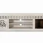 Meubles TV - Meuble TV en bois manguier blanc vieilli - GINER Y COLOMER