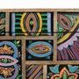 Boîtes de rangement - Coffre en bois de manguier multicolore peint à la main - GINER Y COLOMER