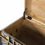 Boîtes de rangement - Coffre en bois de manguier multicolore peint à la main - GINER Y COLOMER