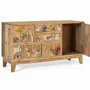Commodes - Commode à 5 tiroirs sculptée à la main en bois de manguier - GINER Y COLOMER