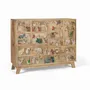 Chests of drawers - Natural mango wood chest of drawers with original details - GINER Y COLOMER