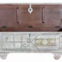 Storage boxes - Aged white mango wood chest - GINER Y COLOMER