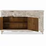 Sideboards - White cracked mango wood sideboard - GINER Y COLOMER