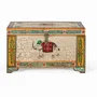 Boîtes de rangement - Coffre en bois manguier peint à la main multicolore - GINER Y COLOMER