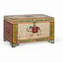 Boîtes de rangement - Coffre en bois manguier peint à la main multicolore - GINER Y COLOMER
