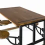 Tables Salle à Manger - Table à manger en manguier et pieds en fer 130cm - GINER Y COLOMER