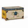Boîtes de rangement - Coffre en bois manguier peint à la main multicolore - GINER Y COLOMER
