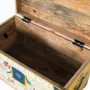 Boîtes de rangement - Coffre en bois manguier peint à la main multicolore - GINER Y COLOMER