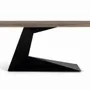 Coffee tables - Sand-colored table in acacia wood and metal 200cm - GINER Y COLOMER