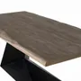 Coffee tables - Sand-colored table in acacia wood and metal 200cm - GINER Y COLOMER