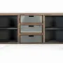Sideboards - Handmade sideboard in acacia wood and metal 160cm - GINER Y COLOMER