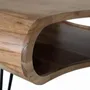 Tables basses - Table basse réalisée à la main en bois d'acacia et métal 95cm - GINER Y COLOMER