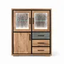 Sideboards - Handcrafted sideboard in acacia wood 110cm - GINER Y COLOMER