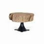 Tables basses - Table basse en manguier et pieds métal diamètre 65cm - GINER Y COLOMER