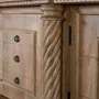 Buffets - Buffet avec 4 tiroirs et 4 portes en bois de manguier - GINER Y COLOMER
