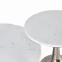 Tables basses - Lot de deux tables basses avec plateau circulaire en marbre - GINER Y COLOMER