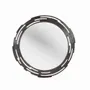 Mirrors - Round mirror with flat metal frame - GINER Y COLOMER