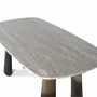 Tables Salle à Manger - Table à manger avec plateau ovale en marbre 180 cm - GINER Y COLOMER