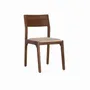 Chaises - Ensemble de 2 chaises en bois d'acacia et recouvertes de tissu - GINER Y COLOMER