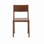 Chaises - Ensemble de 2 chaises en bois d'acacia et recouvertes de tissu - GINER Y COLOMER