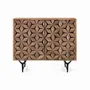 Sideboards - Hand-carved two-door sideboard in mango wood - GINER Y COLOMER
