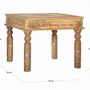 Tables basses - Table basse en manguier avec détails peints à la main - GINER Y COLOMER