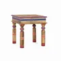 Tables basses - Table basse en manguier avec détails peints à la main - GINER Y COLOMER