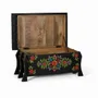 Boîtes de rangement - Coffre en bois de manguier noir avec détails peints à la main - GINER Y COLOMER