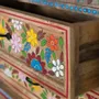 Commodes - Commode à trois tiroirs en bois de manguier peint à la main - GINER Y COLOMER