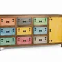 Sideboards - 9-drawer sideboard in multicolor solid wood - GINER Y COLOMER