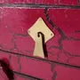 Sideboards - Handmade Japanese-style red sideboard - GINER Y COLOMER